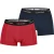 Calvin Klein Heren Ondergoed (Set van 2) (Marine, Rood)