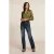 River Woods Classic Fantasy Blouse Khaki/blue Multi
