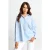 Rich & Royal Oversized Striped Blouse Organic Cotton Blue
