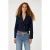 Fabienne Chapot metallic leren riem Cut it Out Heart bronskleurig