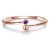 Glanzstücke München Ring  rose-goud / lichtlila