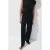 Mango wide leg broek met ceintuur – zwart