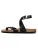 Bayton Teenslipper ‘Swan’  bruin / zwart