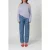 Dante6 Axelle Leopard Straight Jeans Washed Blue