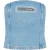 Kangol Denim bandeau-tubetop voor dames (Blauw)