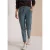 Mid Waist Slim Leg Hose in casual pasvorm