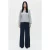 ZENGGI Cashmere Boatneck Top Light Grey Melange