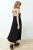 TRENDYOLMİLLA Dames Zwart Effen Maxi Mouwloos Casual A-lijn Jurken