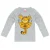 LOGOSHIRT Shirt ‘Garfield’  grijs