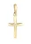 Elli DIAMONDS Hangers ‘Kreuz’  goud