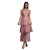Damesjurk Goddiva Embroidered Mesh Tiered