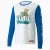 Puma x 2K Lange Mouw Crew Hals Wit Blauw Heren Katoenen Top 532921 01