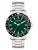 s.Oliver Analoog horloge  donkergroen / zwart / zilver