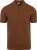 No Excess Knitted Poloshirt Bruin