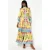 Florale Maxi Jurk met Ceintuur