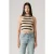 Levi’s Tulip Mockneck Tank Redwood Stripe Creme