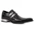 New Rock zwart lederen Newman schoenen met gesp – M-2246-S14