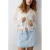 MANGO TEEN spijkerrok light blue denim