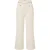 TRENDYOLMİLLA Dames Ecru Effen Flared Super Hoge taille Broeken