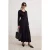 TRENDYOLMİLLA Dames Zwart Effen Maxi Mouwloos Skater Modest Jurken