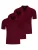 Ragman Shirt ‘Basic’  donkerrood