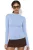 Slimfitblouse met halfhoge col