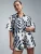 St MRLO Blouse ‘Kady’  marine / wit