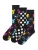 Happy Socks Sokken ‘Classic Dog’  navy / geel / pink / wit