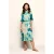 Bowie Print Jurk Blauw