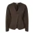 PIECES getailleerde blazer – donkerbruin
