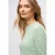 Street One Dames Basic col shirt in Groen