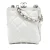 Tweedehands Lamsleer en Acryl Kiss Clutch met Ketting