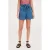 Protest high waist loose fit short blauw