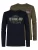 Petrol Industries Shirt  olijfgroen / zwart