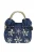 faina Handtas  blauw denim / zilver