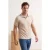 TRENDYOL MAN Heren Beige Effen Kort Regular fit Poloshirts