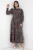 Paisley Geknoopt Midi Hemdjurk