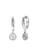 GUESS Oorbellen  zilver / transparant