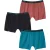 Atlas For Men Boxershorts met herenlogo (3-pack)
