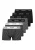 SNOCKS Boxershorts  lichtgrijs / zwart / wit