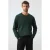 Mango Man regular fit longsleeve – donkergroen