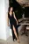 TRENDYOLMİLLA Dames Zwart Effen Maxi Mouwloos Diploma-uitreiking / Gala Bodycon Avond & Gala Jurk