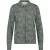 Another Label Lena Shirt L/s Grey Green Animal