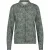 Another Label Lena Shirt L/s Grey Green Animal