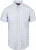 Suitable Korte Mouwen Overhemd Cotton Slub Streep Blauw