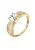 ELLI Ring ‘Solitär’  goud / transparant