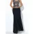 Hoge taille A-lijn maxi rok