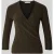 Christian Berg Woman Selection Glanzend blouseshirt met v-hals