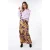 EsQualo Skirt Long Fancy Earth Print