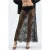 Hoge Taille Kanten Maxi Rok
